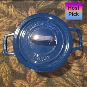 Enameled Cast Iron 2-Qt. Round Covered Dutch Oven